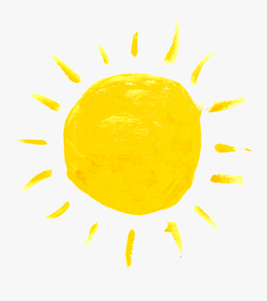 Aesthetic Sun, Transparent Clipart