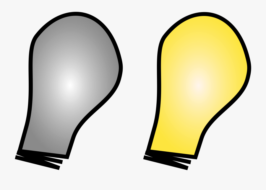Bulb Free On Dumielauxepices - Light Bulb Off And On Png, Transparent Clipart
