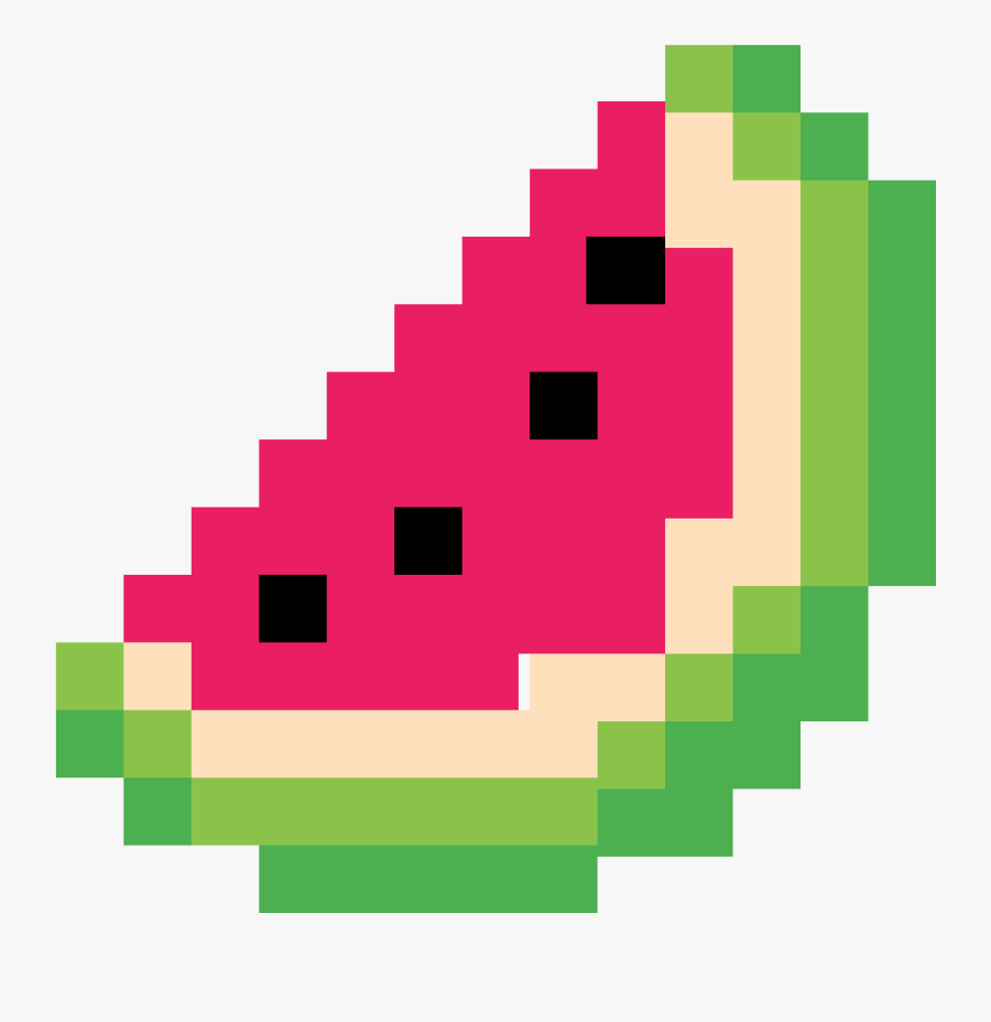 Minecraft Clipart , Png Download - Watermelon Pixel Art, Transparent Clipart