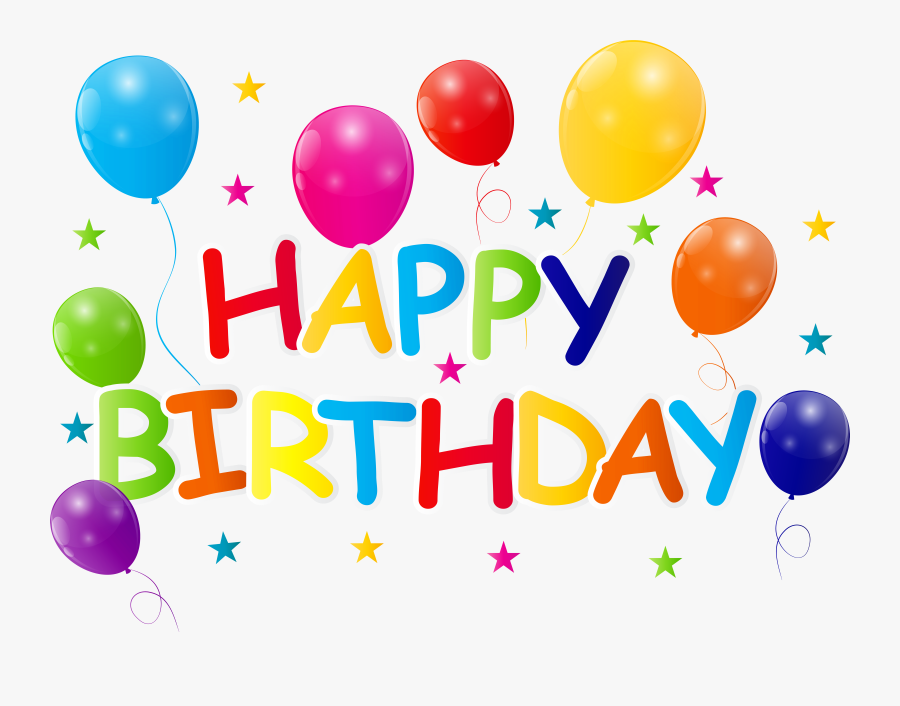 Transparent Background Happy Birthday Png Transparent, Transparent Clipart