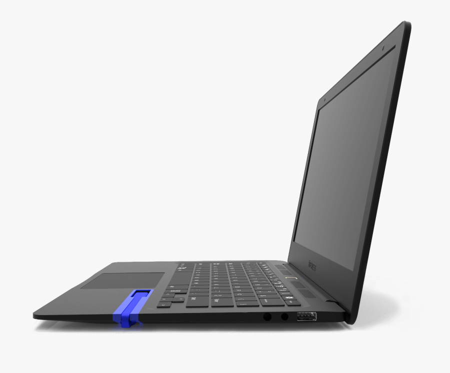 Laptop Clipart Side View - Netbook, Transparent Clipart