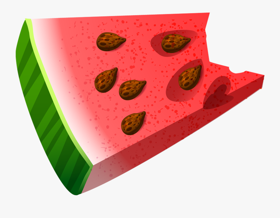 Bitten Piece Of Png - Watermelon With A Bite Clipart, Transparent Clipart