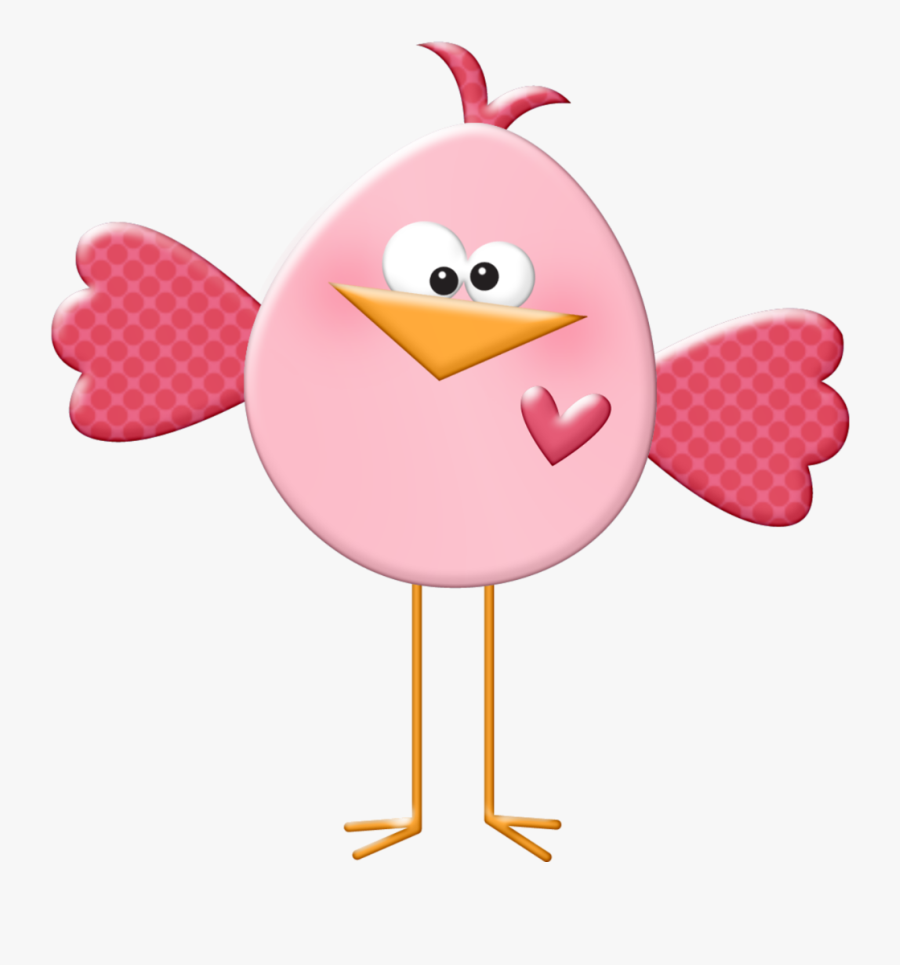 Ettes Bird Pinkwlegs Png - Dibujos De Pajaritos Tiernos, Transparent Clipart