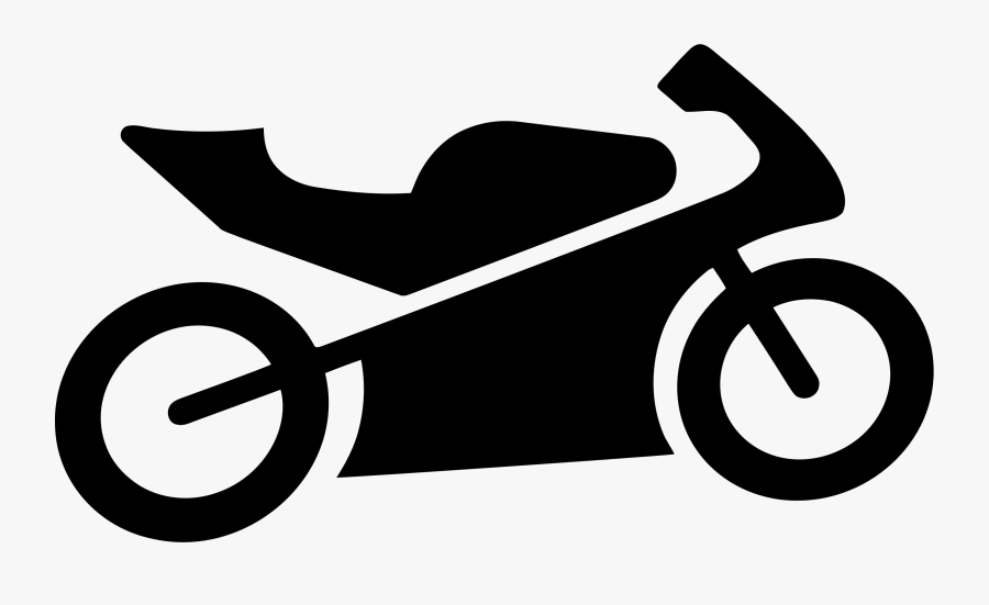 Motorcycle Bike Clipart For Print - Motorbike Icon, Transparent Clipart