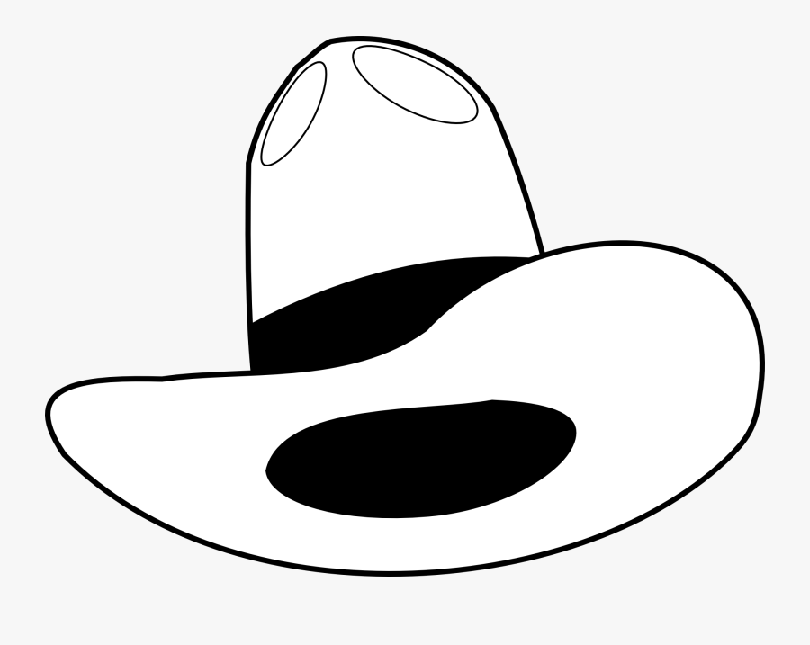 Hat Clipart White - 10 Gallon Hat Cartoon, Transparent Clipart