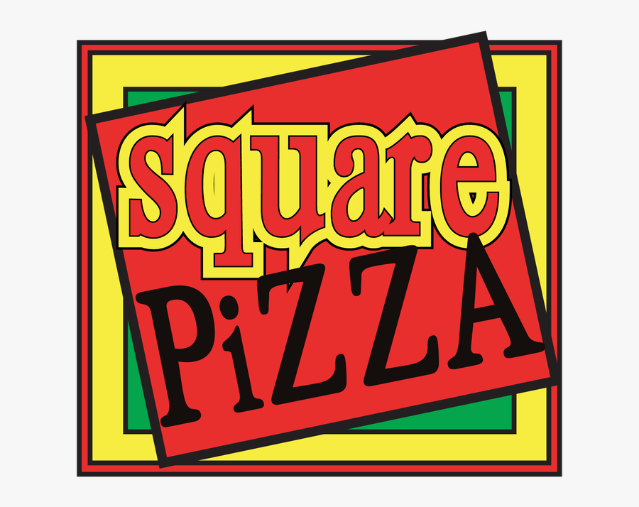 Picture - Square Pizza Logo, Transparent Clipart