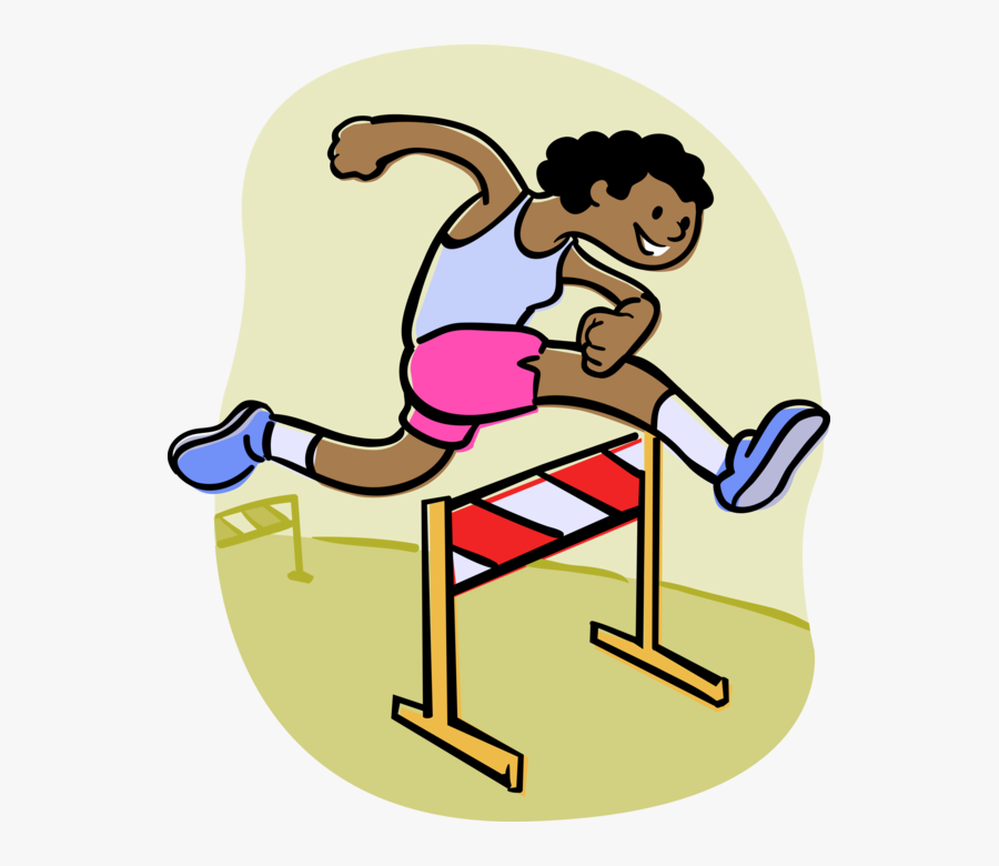 Vector Illustration Of Track And Field Athletic Sport - Athlete Clip Art, Transparent Clipart