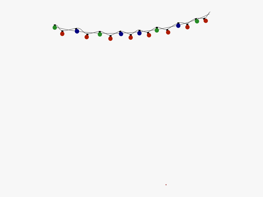Christmas Lights Png, Transparent Clipart
