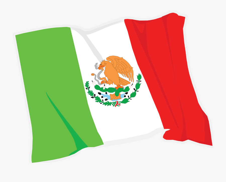 Clip Art Mexican Grunge Png - Mexico Flag On Transparent Background, Transparent Clipart