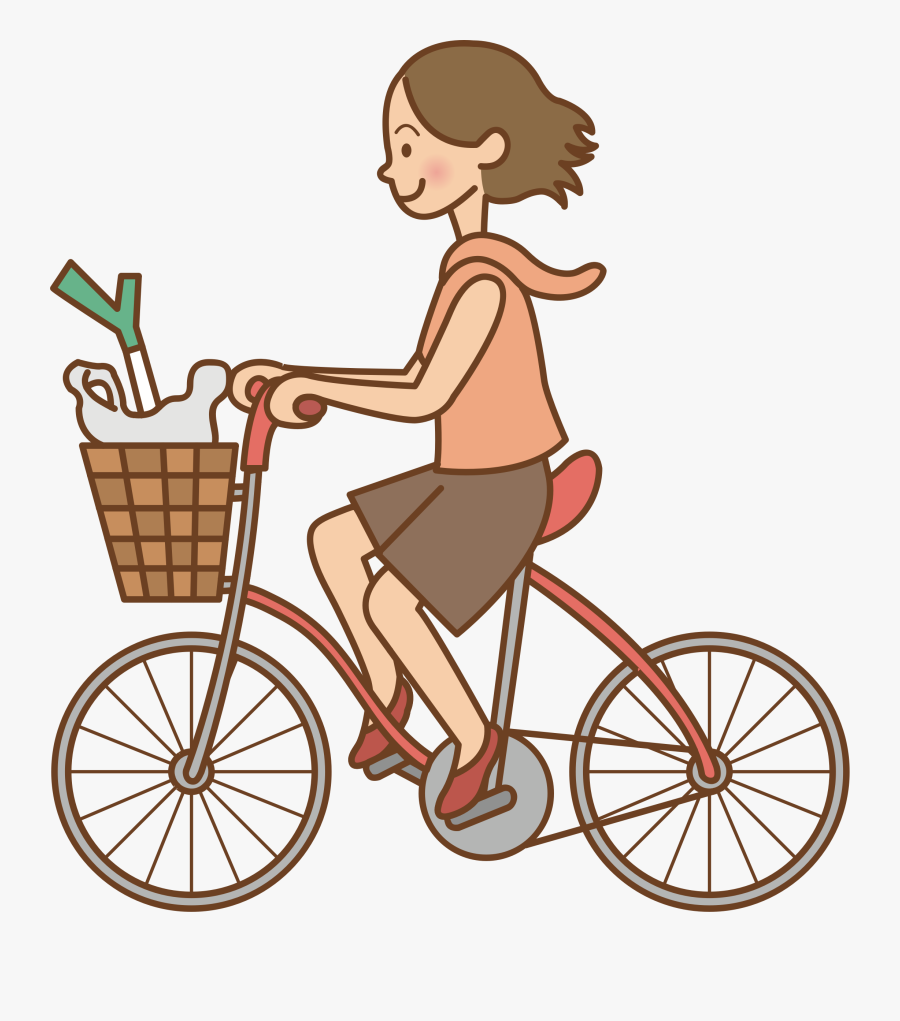 Clip Art Ride Bike Clipart - Ride A Bike Clipart, Transparent Clipart