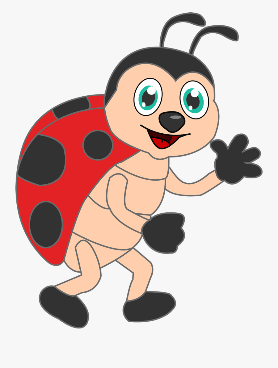 Cartoon Ladybug Clipart - Bug Cartoon, Transparent Clipart
