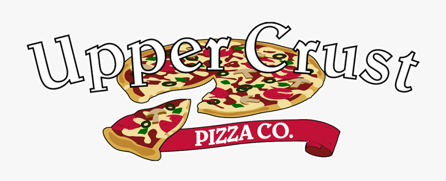 Upper Crust Pizza Logo, Transparent Clipart