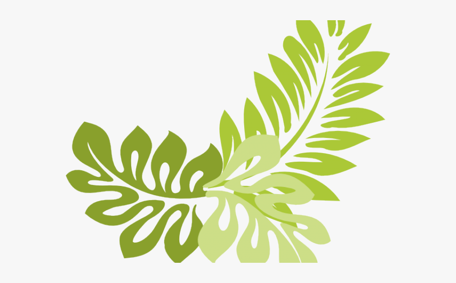 Jungle Plants Cliparts - Leaf Border Design Png, Transparent Clipart