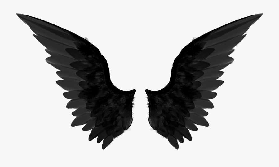 Dark Angel Clipart Transparent - Transparent Background Wings Png, Transparent Clipart