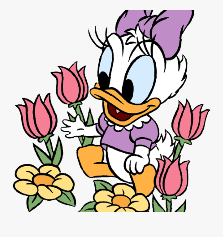 Transparent Daisy Duck Clipart - Baby Daisy Duck Coloring Pages, Transparent Clipart