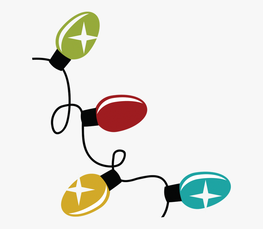 Christmas Lights Clipart Jpeg - String Clip Art Christmas Lights, Transparent Clipart