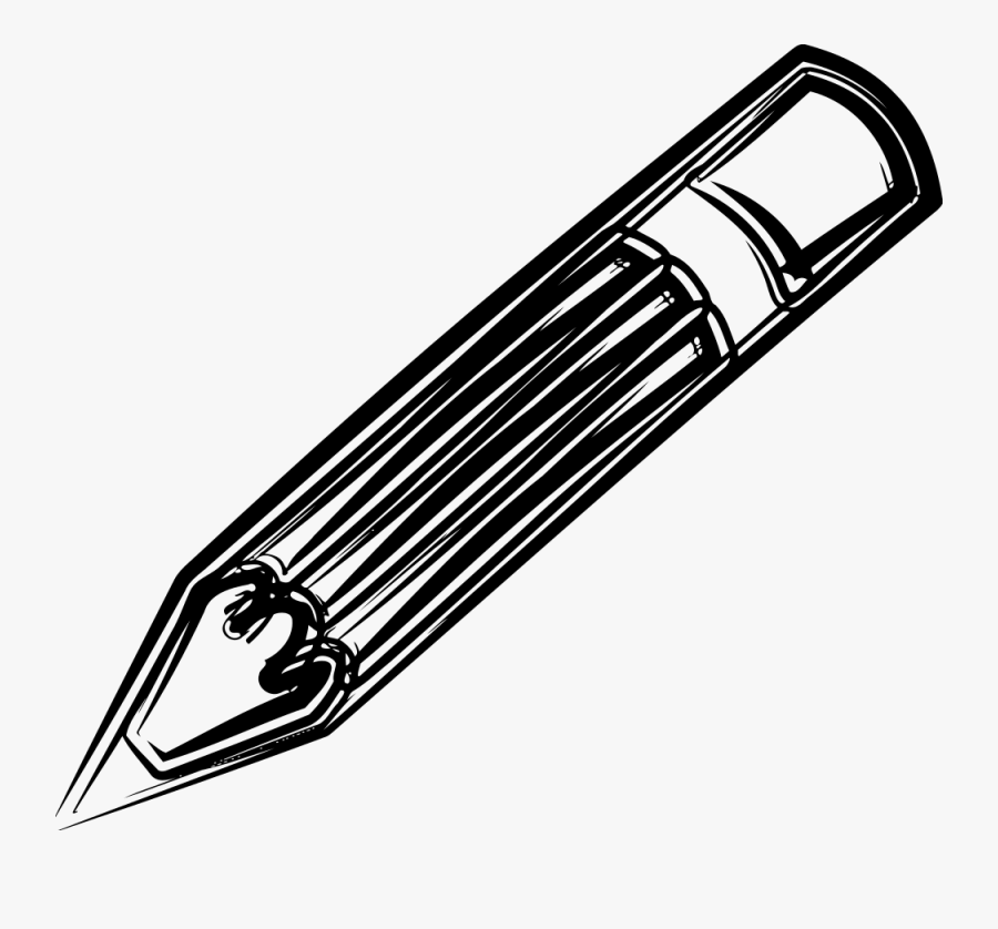 Sketched Pencil - Lapiz Signo, Transparent Clipart