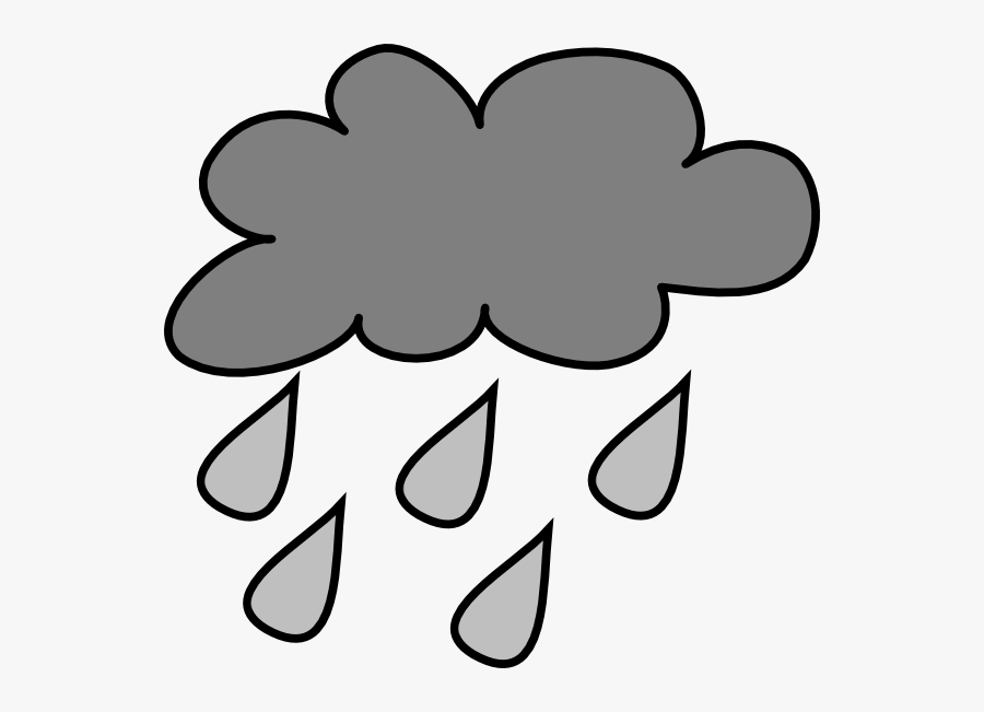 Hail - Clipart - Rain Cloud Clipart Transparent, Transparent Clipart