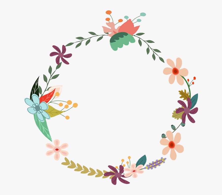 Flower Borders And Frames Freeuse - Vector Flores Vintage Png, Transparent Clipart