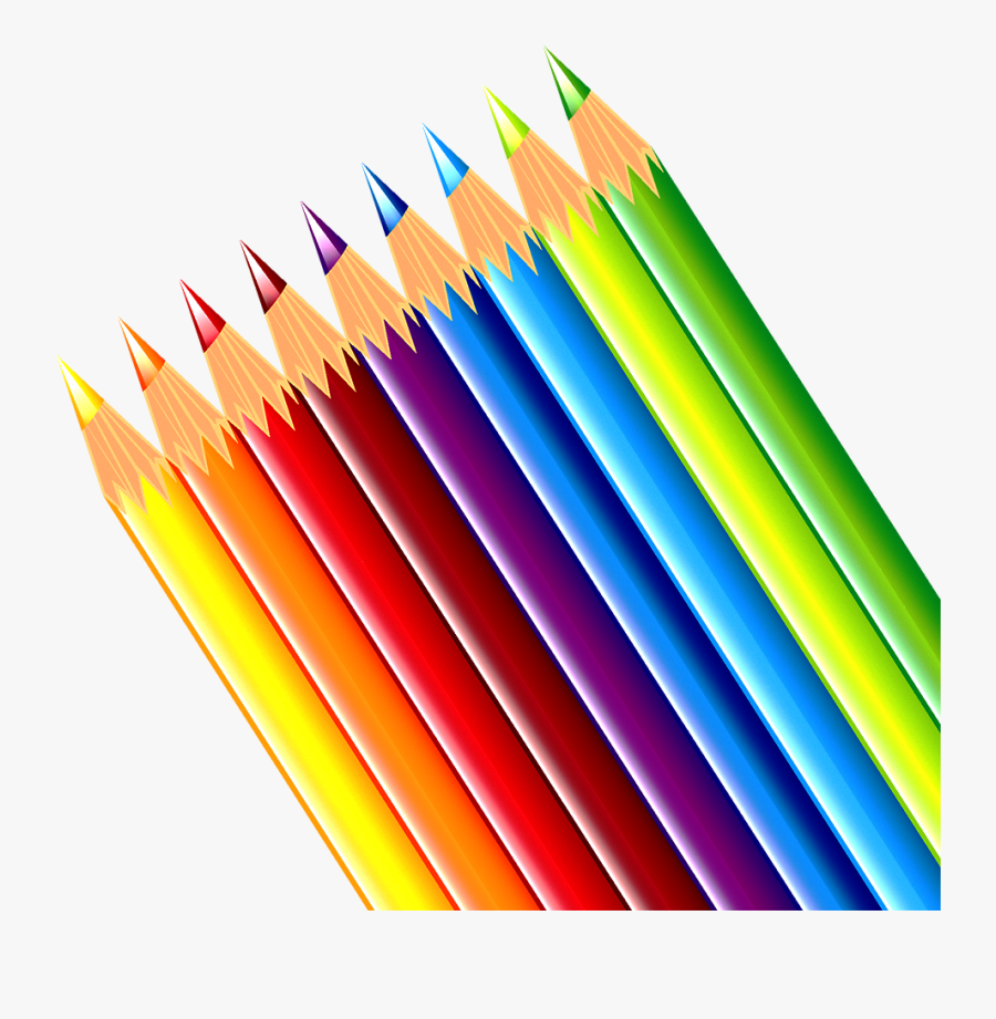 Banner Royalty Free Paper Pencil Clip Art Colorful - Pencil Colorful, Transparent Clipart