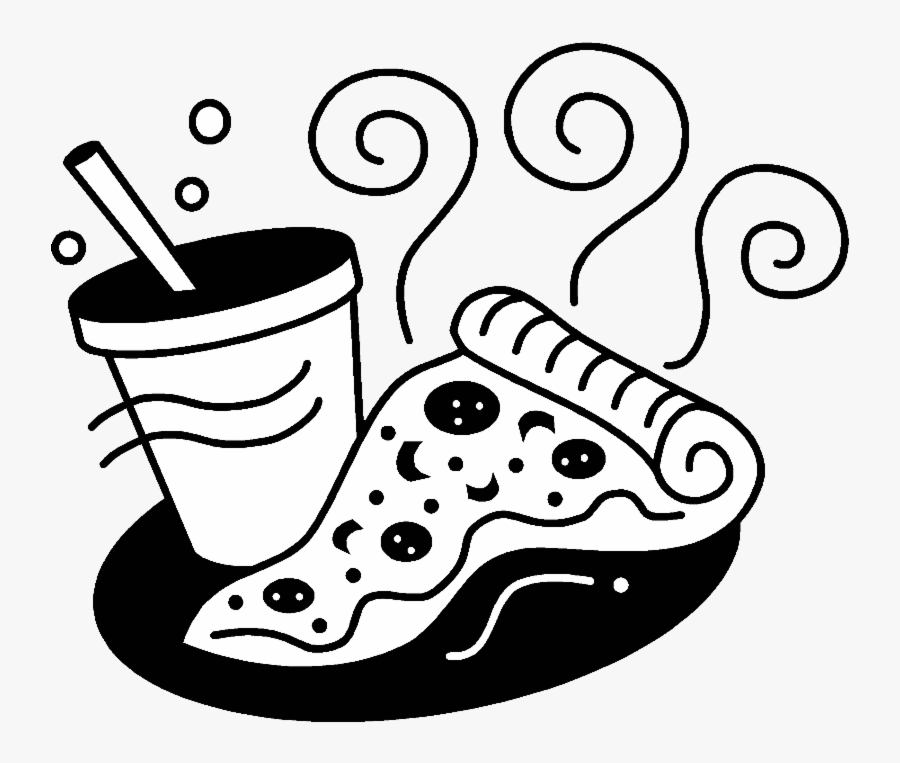 Friday Reminders There Will - Pizza And Soda Clipart, Transparent Clipart