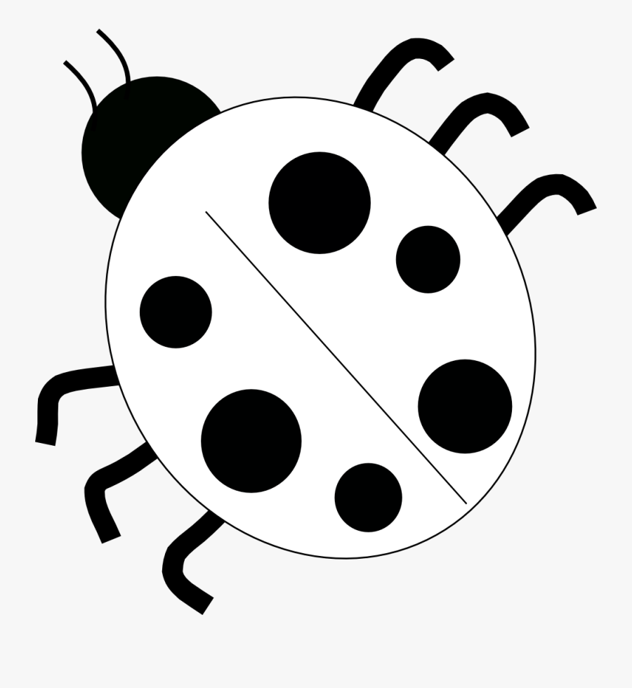 Ladybug Clipart Black And White Clipart - Ladybug Clip Art, Transparent Clipart