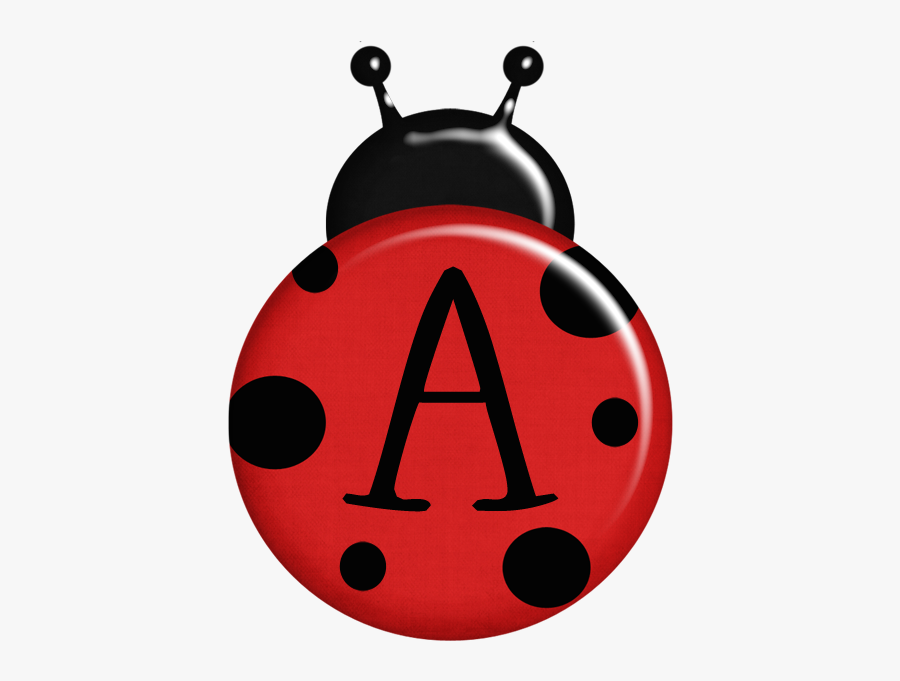 Ladybug Clip Art - Ladybug Letter, Transparent Clipart