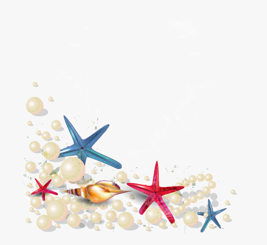 Starfish Clipart Sandy - Starfish Border, Transparent Clipart