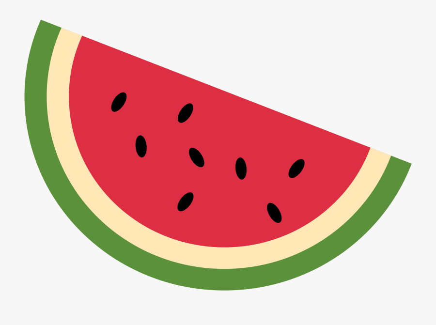 Fruit, Melon, Vegetable, Vegetables, Vegetarian, Watermelon - Watermelon Emoji No Background, Transparent Clipart