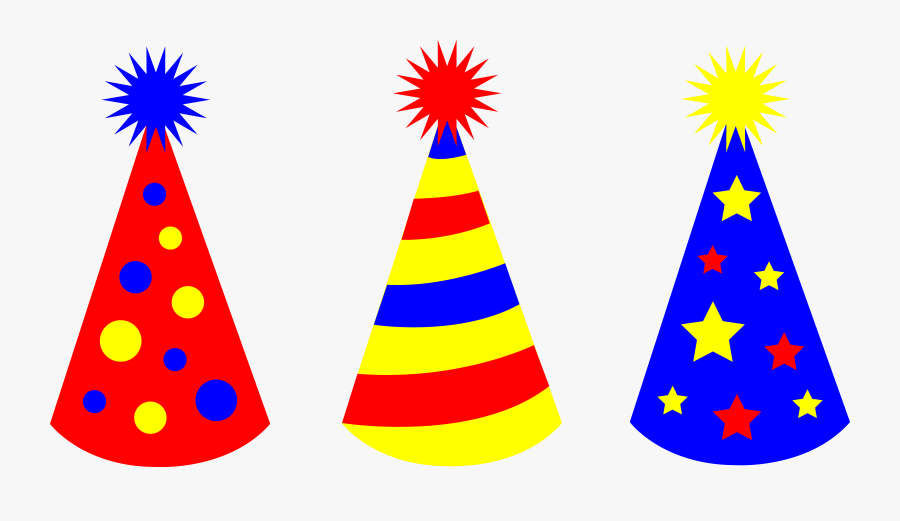 Childrens Birthday Party Hats - Birthday Hat Vector Png, Transparent Clipart