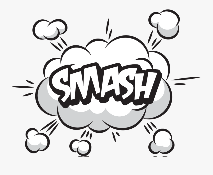 Clip Art Clip Art Words - Comic Clipart Black And White, Transparent Clipart