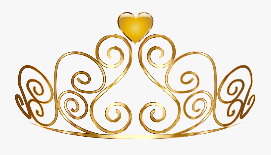 28 Collection Of Golden Crown Clipart Png - Princess Crown Clipart Transparent Background, Transparent Clipart