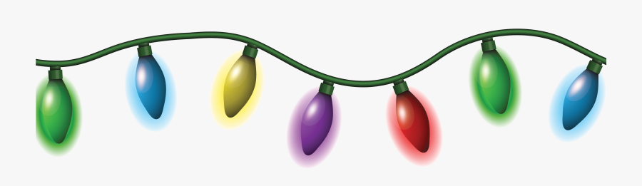 Christmas Lights Clipart Transparent Png - Christmas Lights Clip Art Free, Transparent Clipart