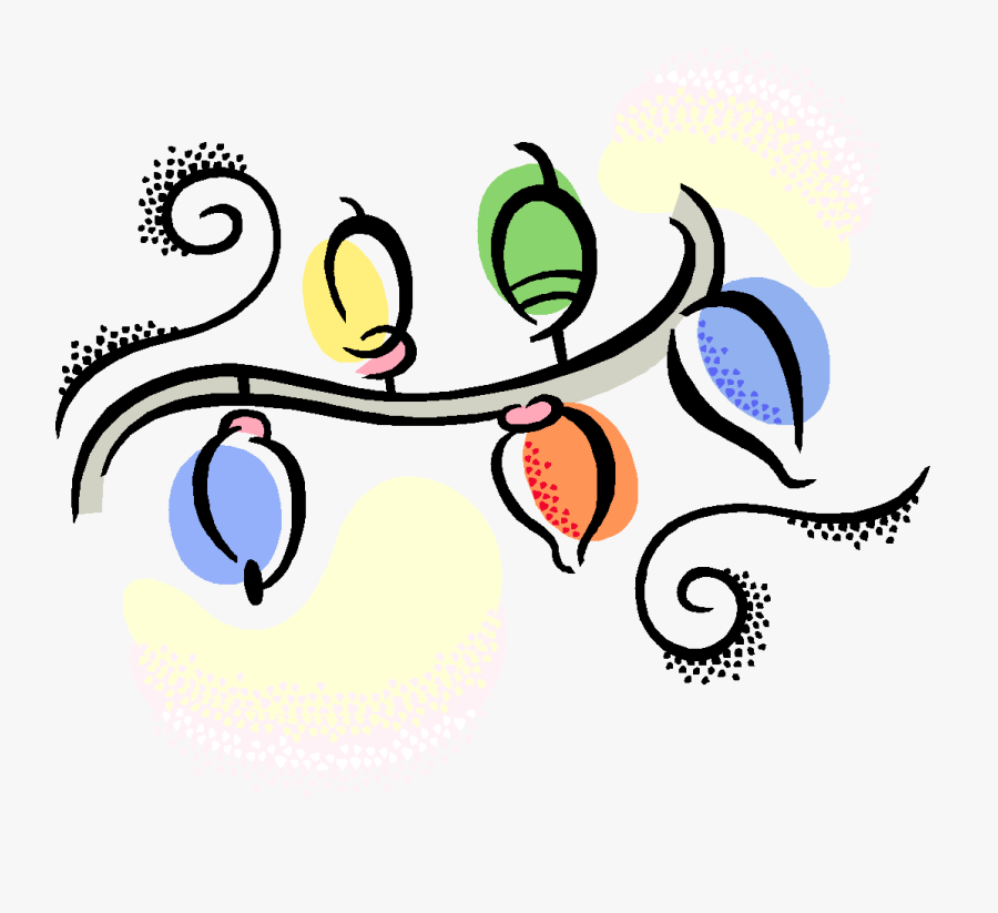 Pin Town Council Clip Art - Christmas Lights Clipart, Transparent Clipart