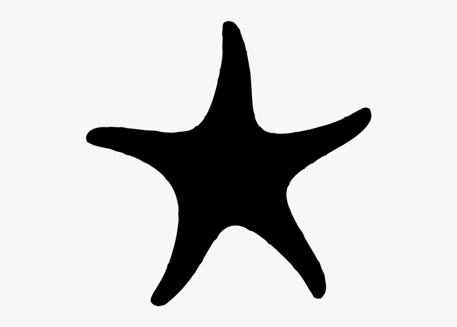 Starfish Clip Art Silhouette Portable Network Graphics - Starfish, Transparent Clipart