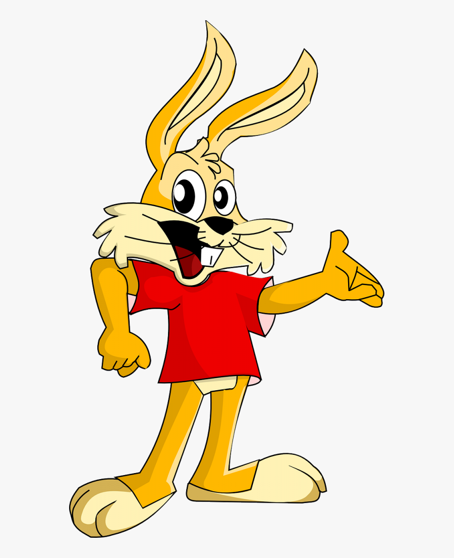 Coelho, Rabbit Clipart, Vector Clip Art Online, Royalty - Tortoise And The Hare Clipart, Transparent Clipart