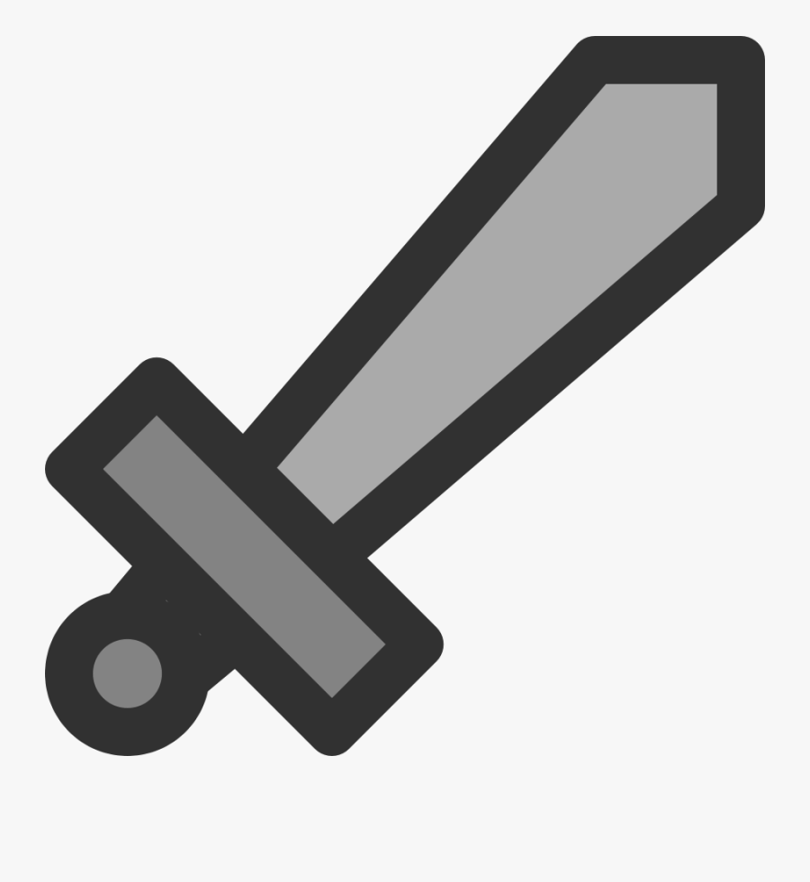 Metal Sword Icon - Clipart Sword, Transparent Clipart
