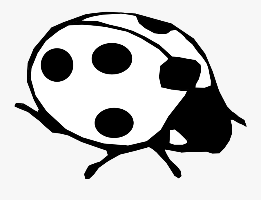 Thumb Image - Ladybird Black And White, Transparent Clipart