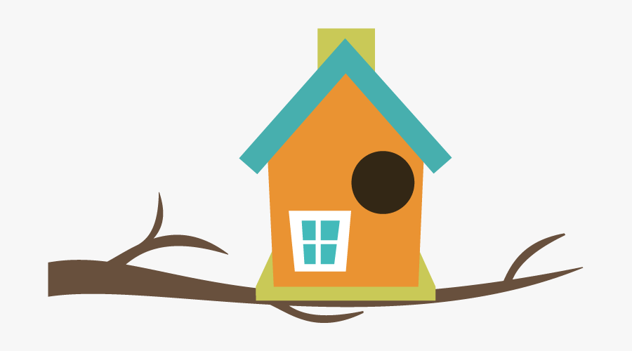 Cute House Clipart - Birdhouse Clipart, Transparent Clipart