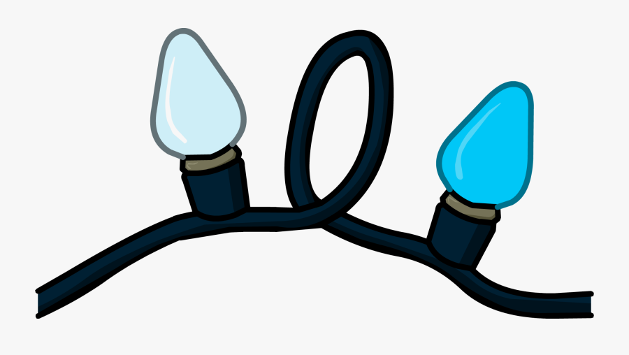 Ice Holiday Lights - Club Penguin Christmas Lights, Transparent Clipart