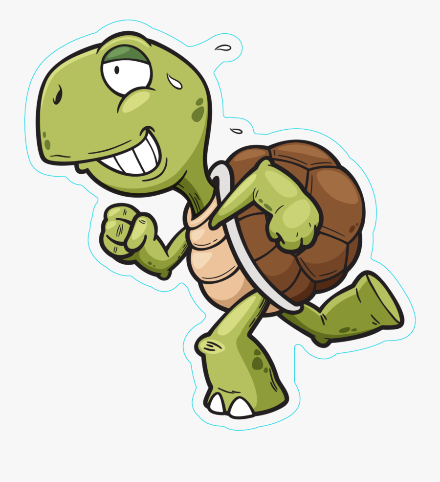 Turtle Running Clipart - Running Turtle Clipart, Transparent Clipart