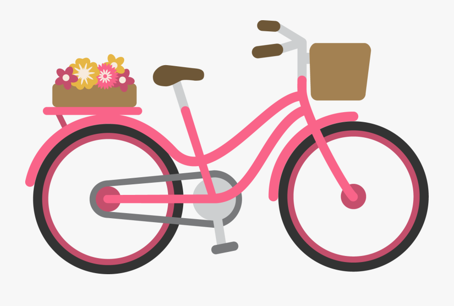 Bicycle Clipart Pink Bike - Pink Bike Clipart, Transparent Clipart
