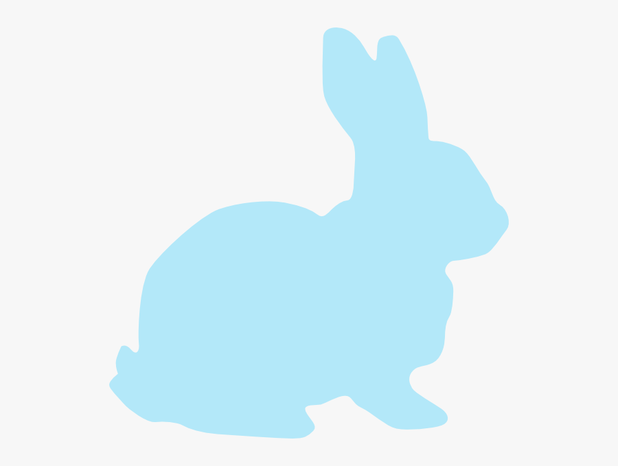 Blue Rabbit Clip Art At Clker - Clipart Rabbit Blue, Transparent Clipart