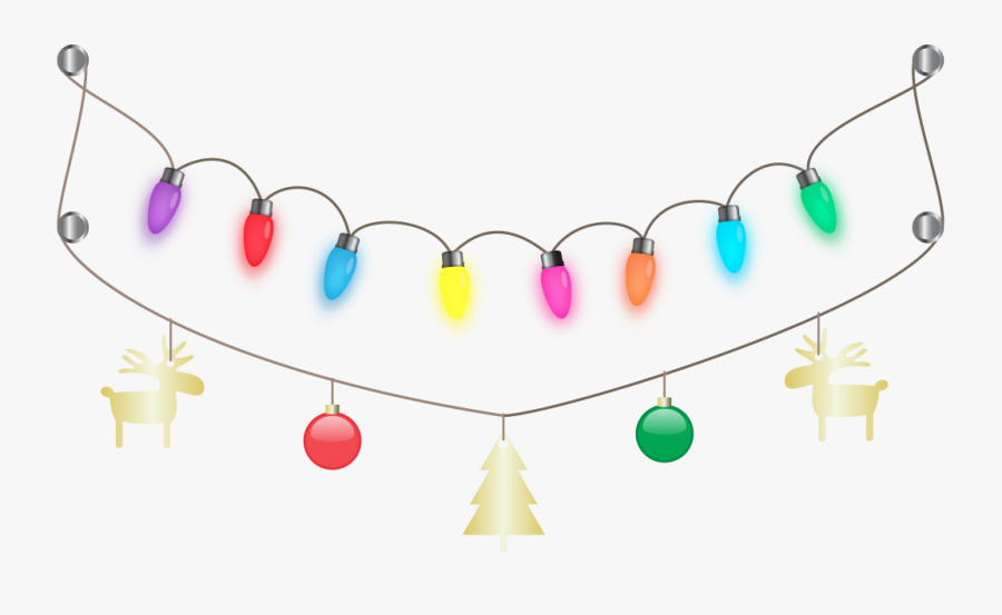 Transparent Christmas Lights Border Png - Christmas Lights Transparent Png, Transparent Clipart