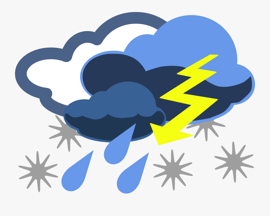 Bad Weather Clip Art, Transparent Clipart