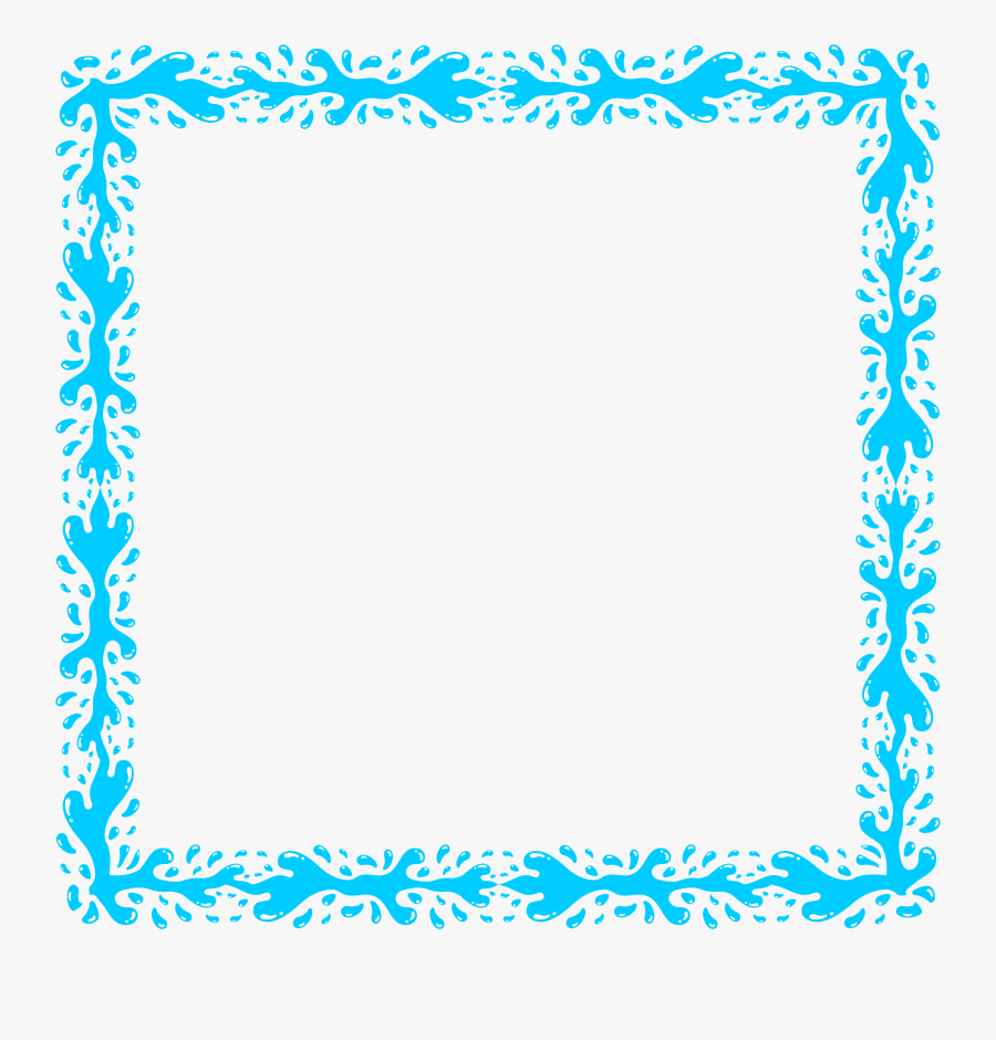 Globe Clipart Border - Splash Border Clip Art, Transparent Clipart