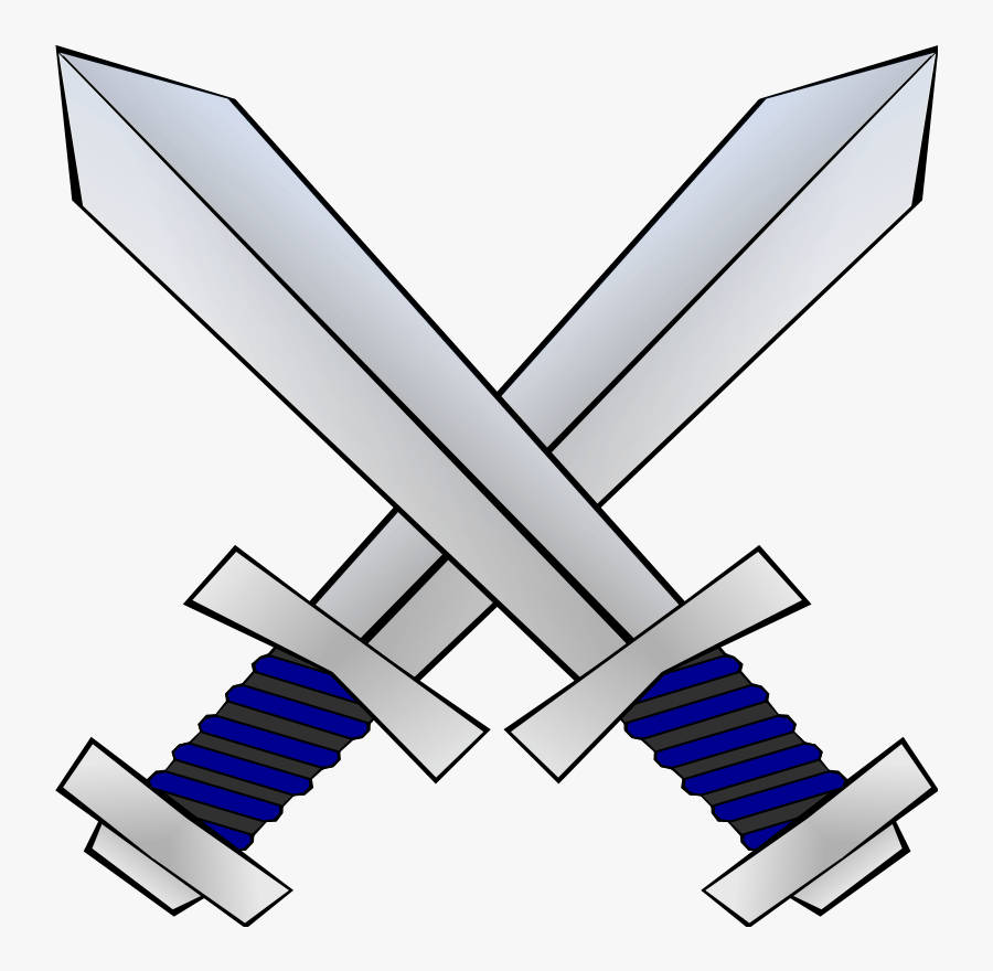 Swords Crossing Clipart, Transparent Clipart