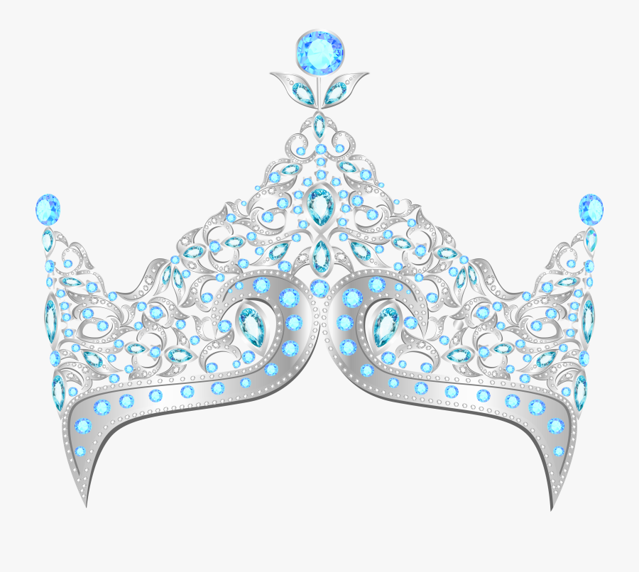 Crown Clipart Turquoise - Princess Crown Png, Transparent Clipart