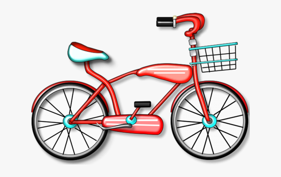 Clip Art Bicycle Vector Free - Transparent Bike Clipart, Transparent Clipart