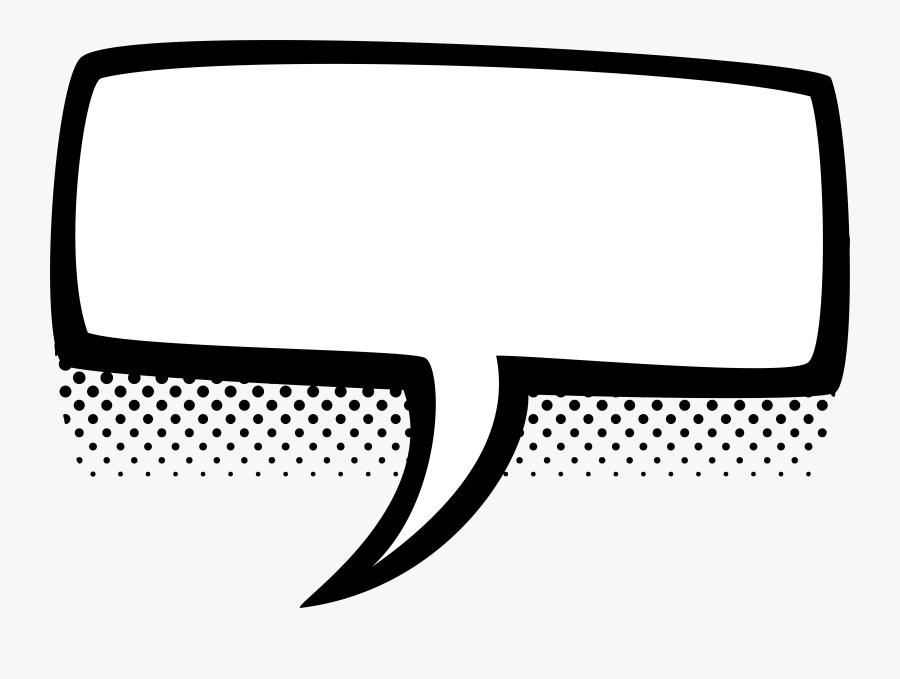Black Box Empty Comic Bubbles Rain Clipart Png Image - Walt Disney World, Transparent Clipart